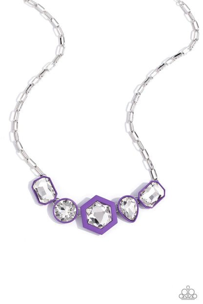 Evolving Elegance - Purple Necklace - Paparazzi Accessories
