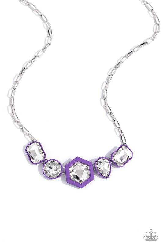 Evolving Elegance - Purple Necklace - Paparazzi Accessories