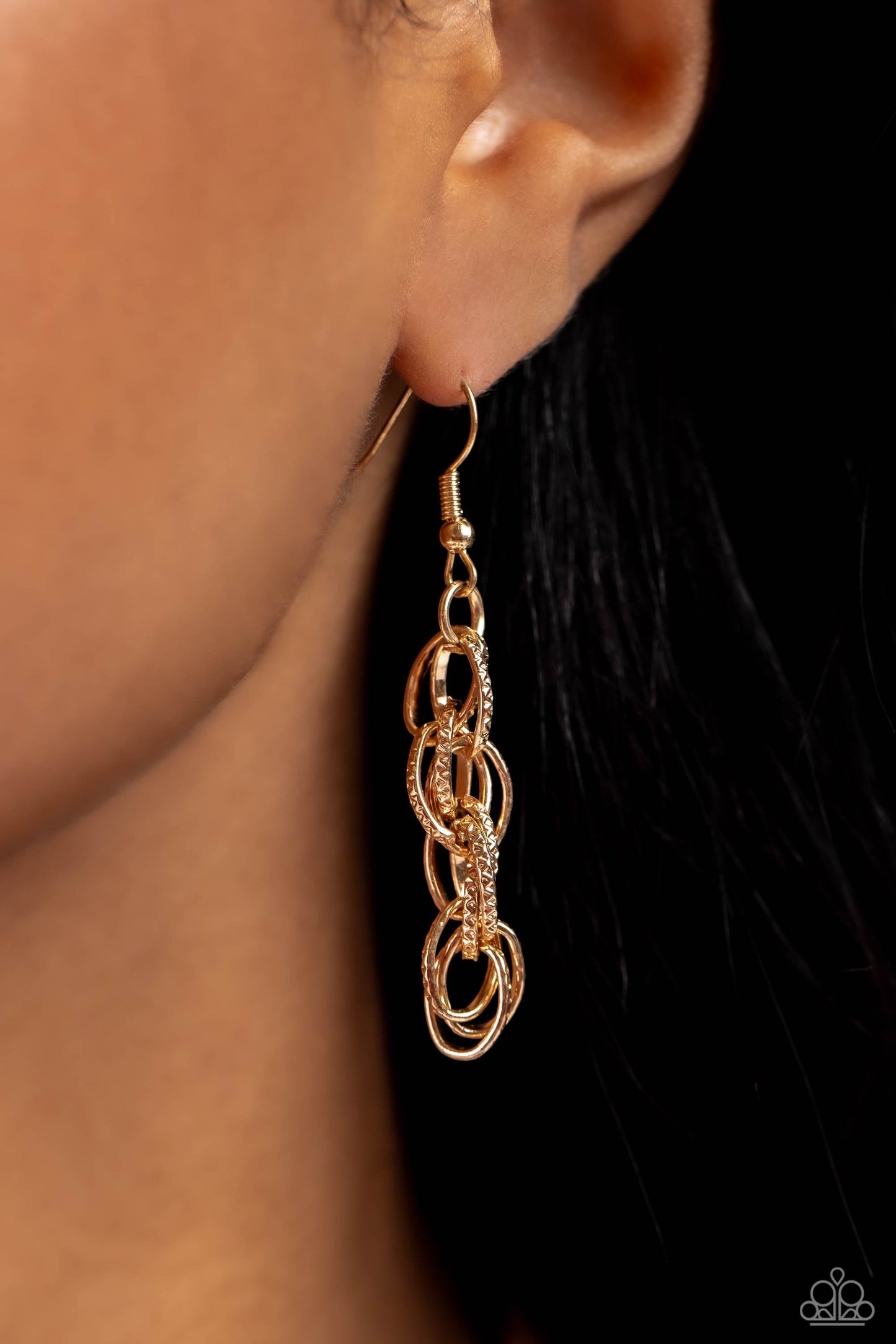 Braided Ballad - Gold Necklace - Paparazzi Accessories