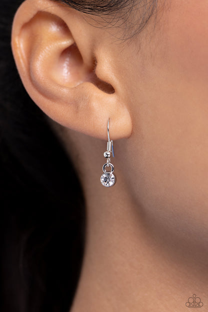 Pronged Passion - White Pearl Necklace - Paparazzi Accessories