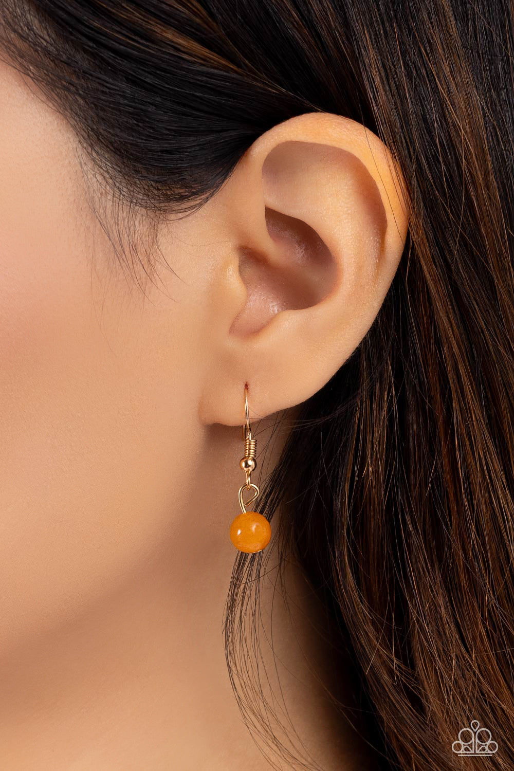 Prismatic Pastime - Gold Heart Pendant Necklace - Paparazzi Accessories