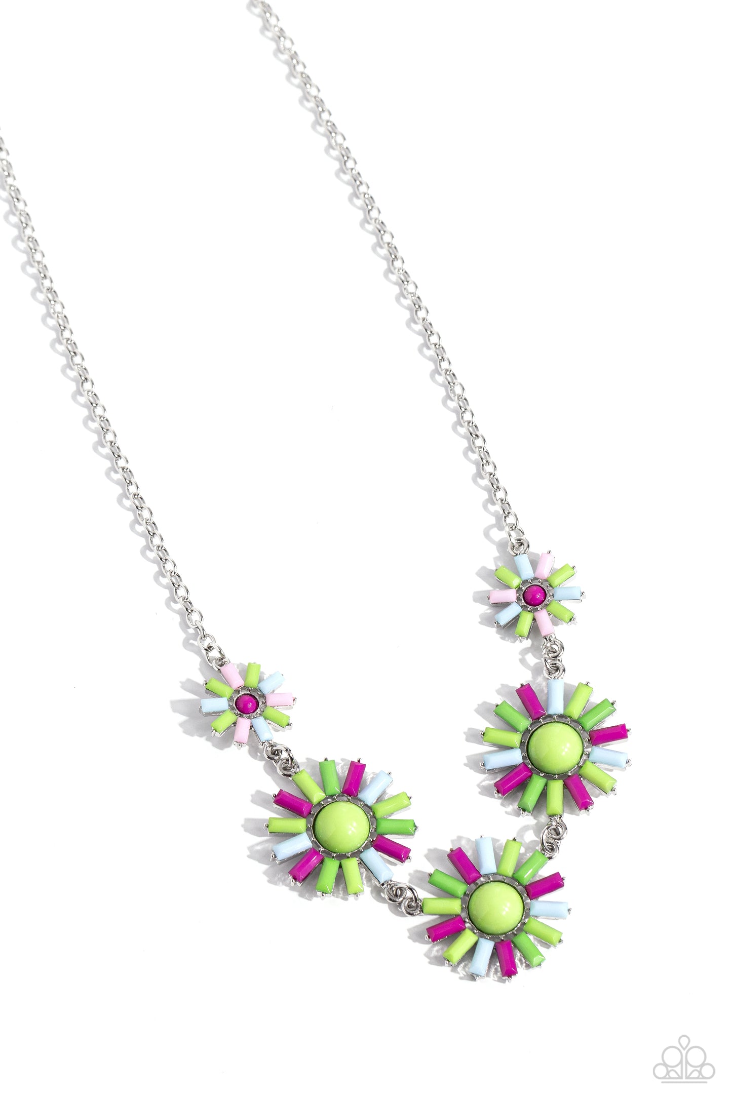 SUN and Fancy Free - Multi - Acrylic Bead Necklace - Paparazzi Accessories