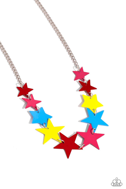 Starstruck Season - Red Star Necklace - Paparazzi Accessories