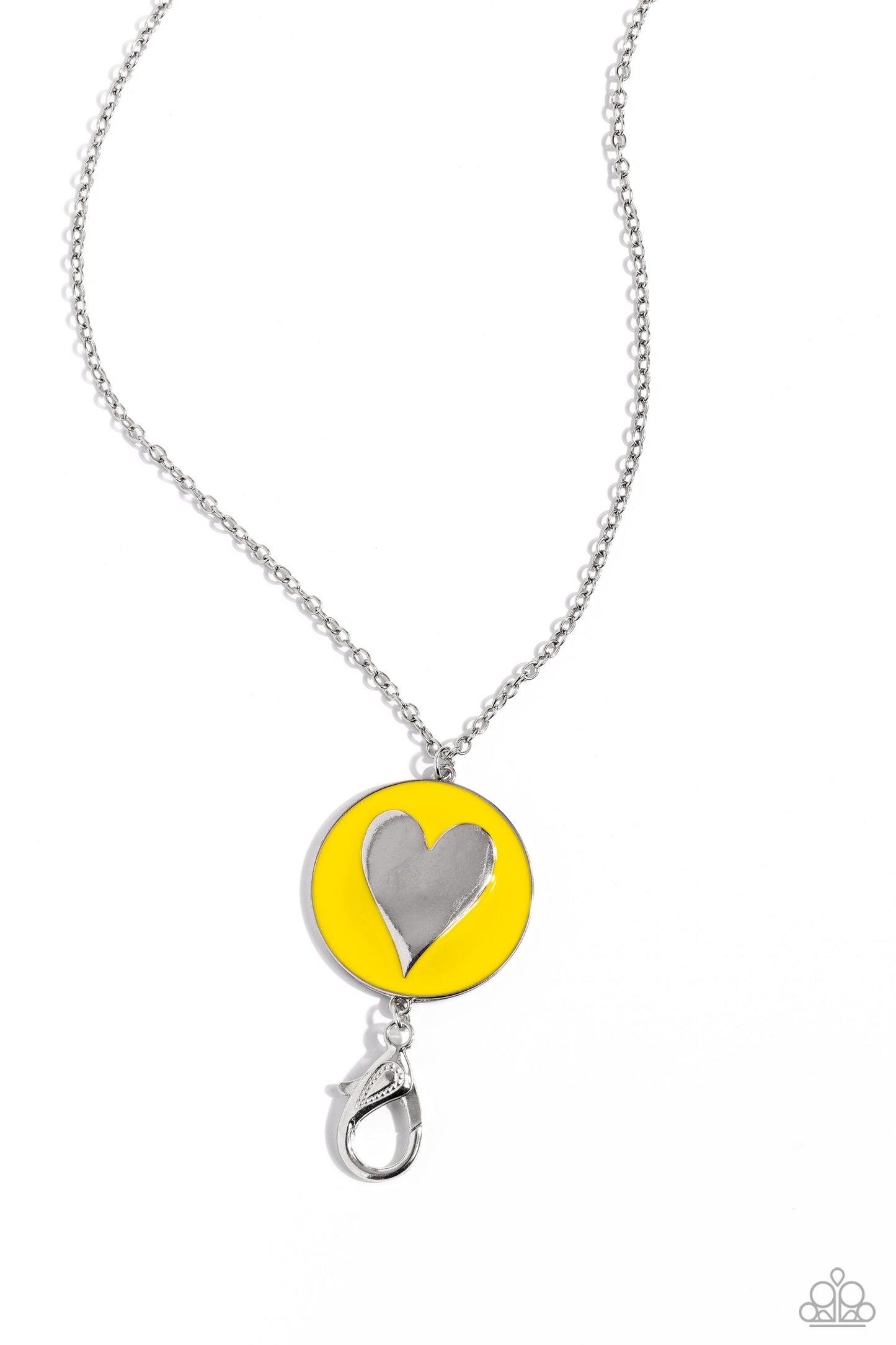 True to Your Heart - Yellow Lanyard Necklace - Paparazzi Accessories