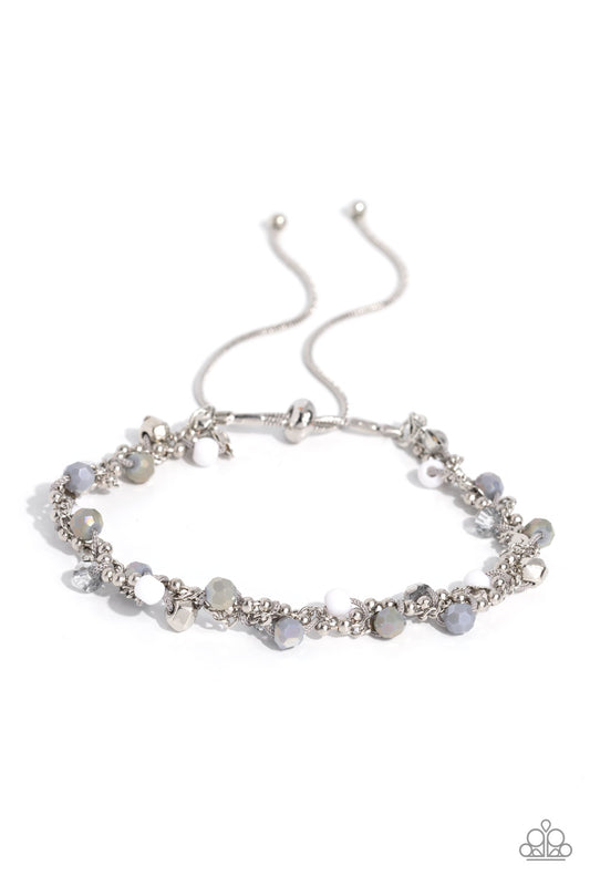 Show-Stopping Sass - Silver Bracelet - Paparazzi Accessories