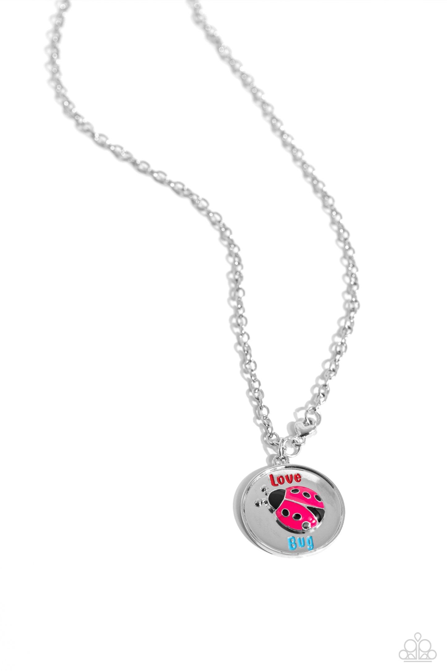 Lively Love Bug - Red Lady Bug Necklace - Paparazzi Accessories