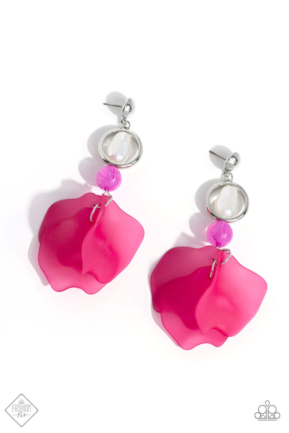 Lush Limit - Pink Post Earrings - Paparazzi Accessories