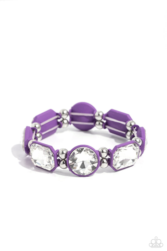 Transforming Taste - Purple Bracelet - Paparazzi Accessories