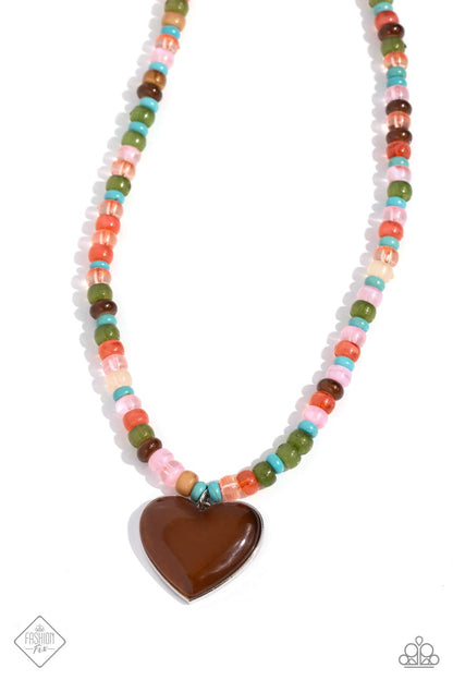 Desertscape Delight - Brown Necklace - Paparazzi Accessories