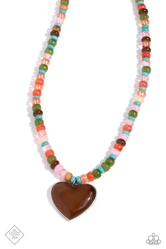 Desertscape Delight - Brown Necklace - Paparazzi Accessories