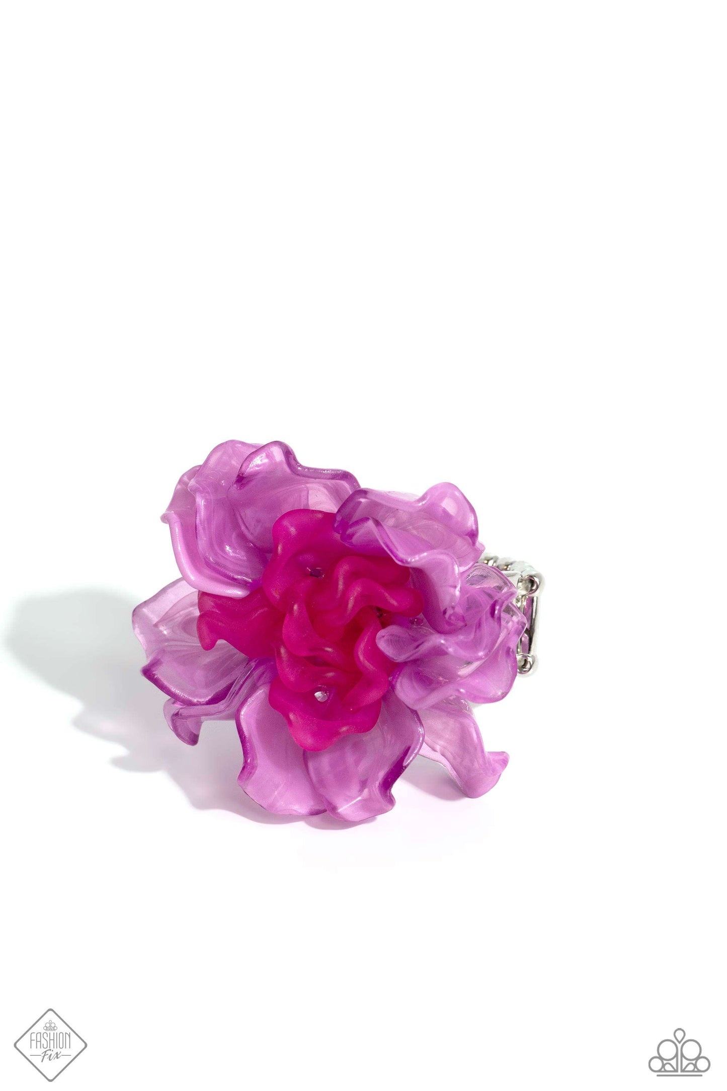 Lush Lotus - Pink Ring - Paparazzi Accessories