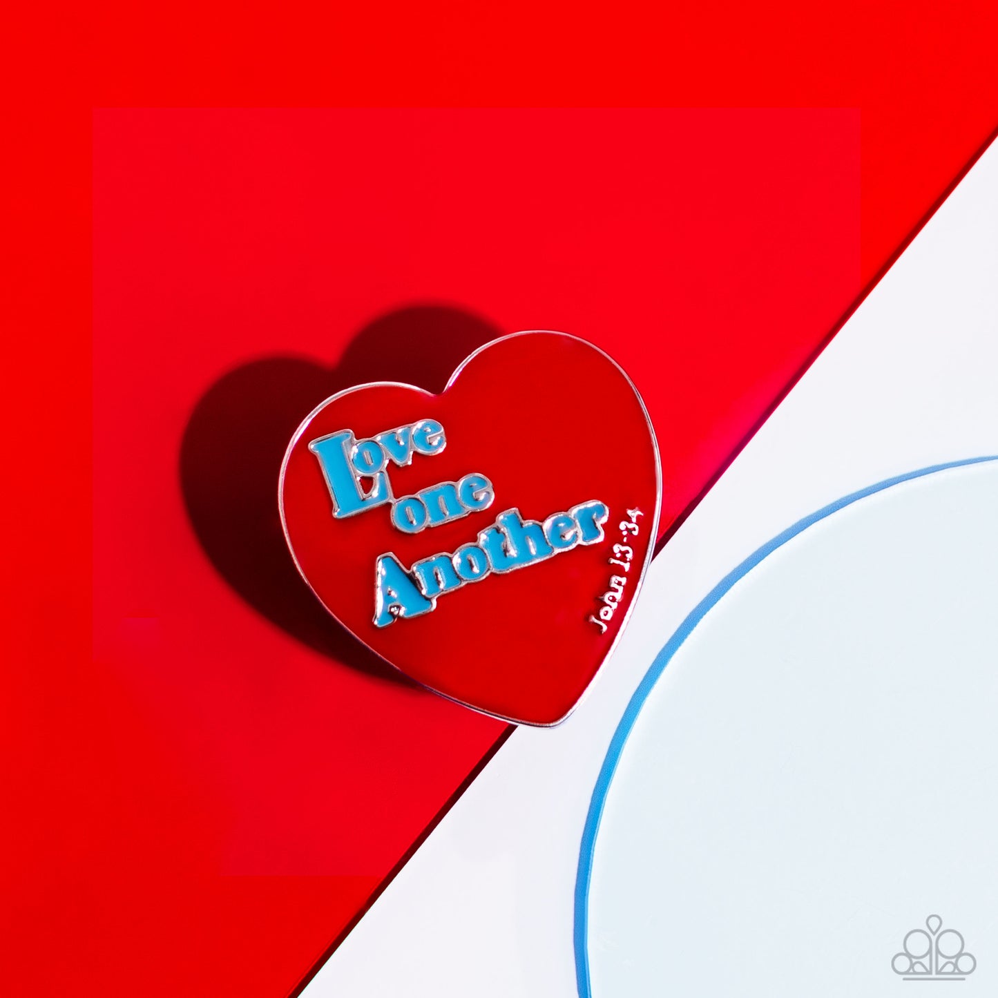 As I Have Loved You - Red Enamel Heart Ring - Paparazzi Accessories