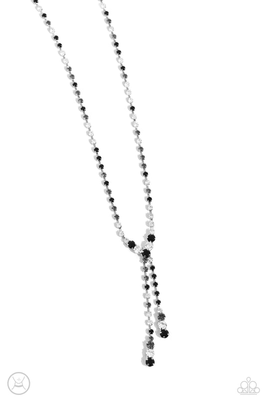 Blinding Balance - Black Choker Necklace - Paparazzi Accessories