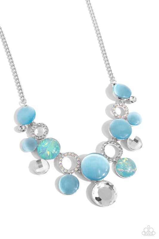 Corporate Color - Blue Necklace - Paparazzi Accessories