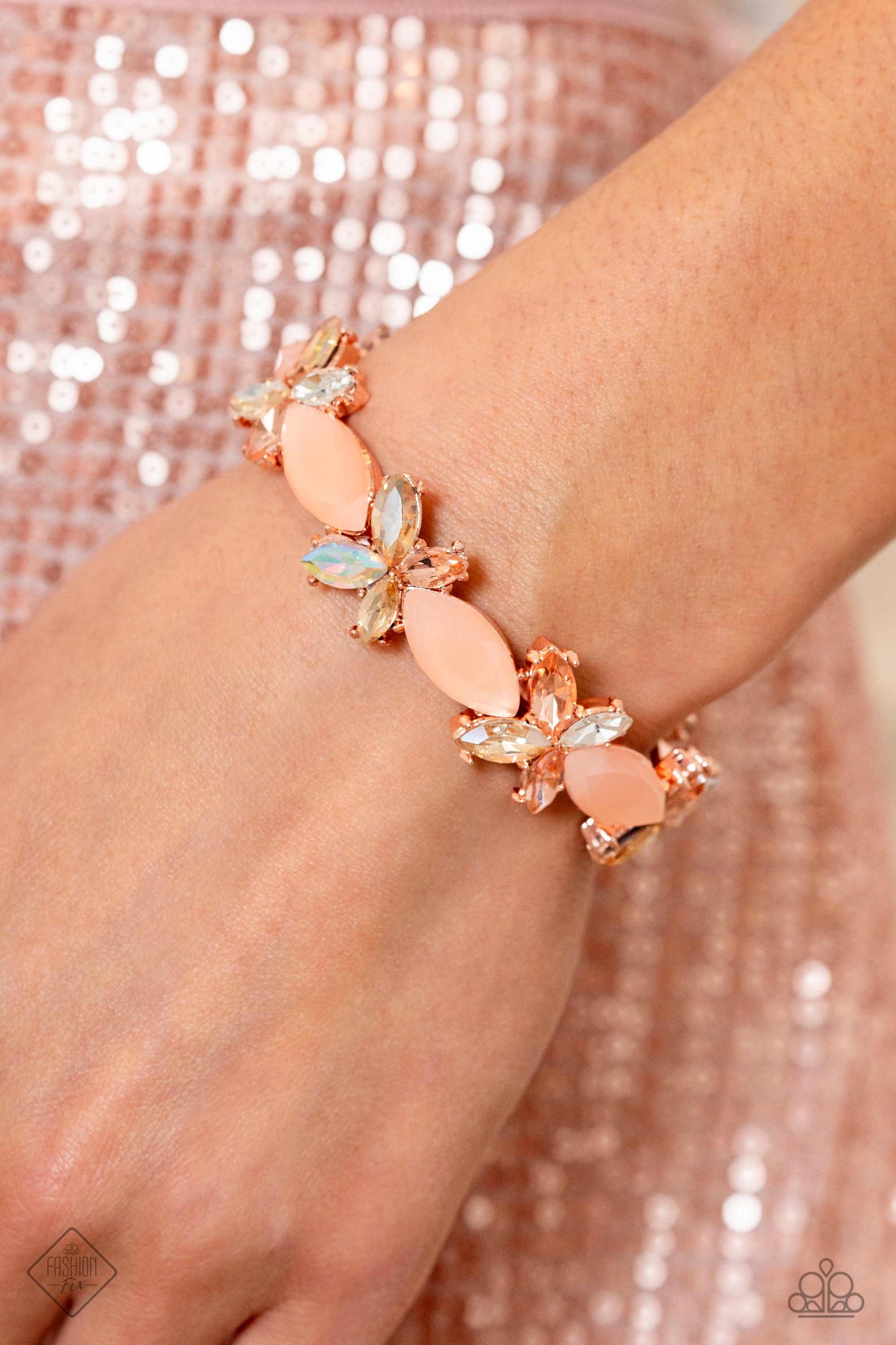 Soft-Hearted Succession - Rose Gold - Paparazzi Accessories