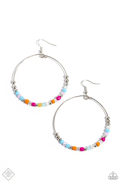 Flashy Festival - Multi Fishhook Earrings - Paparazzi Accessories