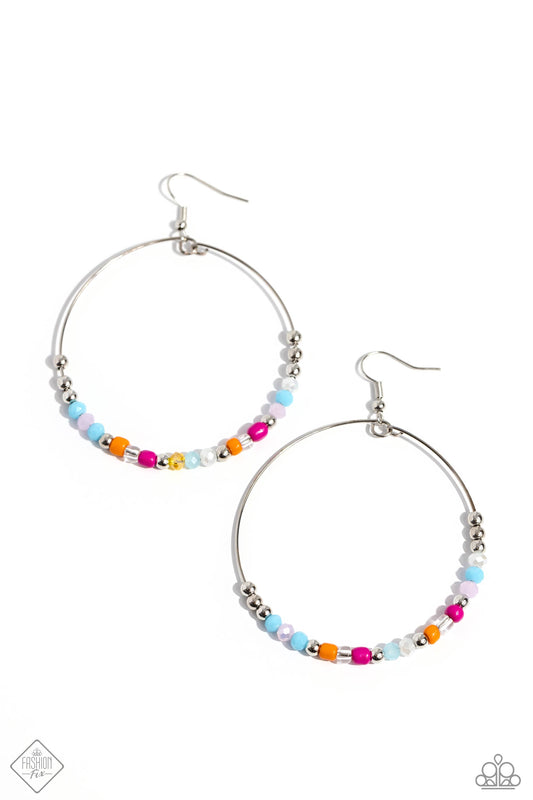 Flashy Festival - Multi Fishhook Earrings - Paparazzi Accessories