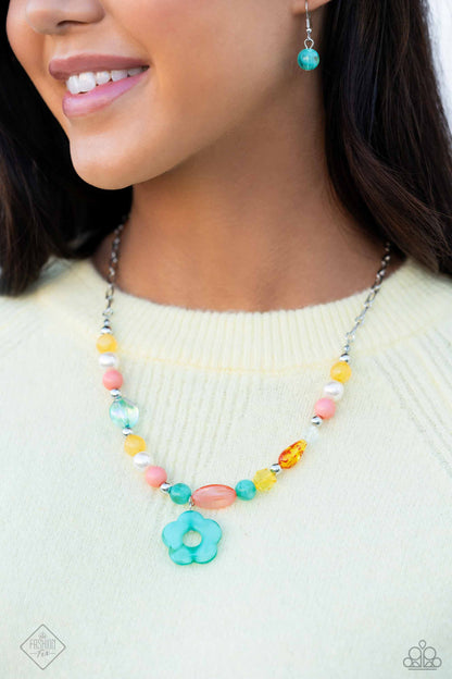 DAISY About You - Multi Acrylic Necklace - Paparazzi Accessories