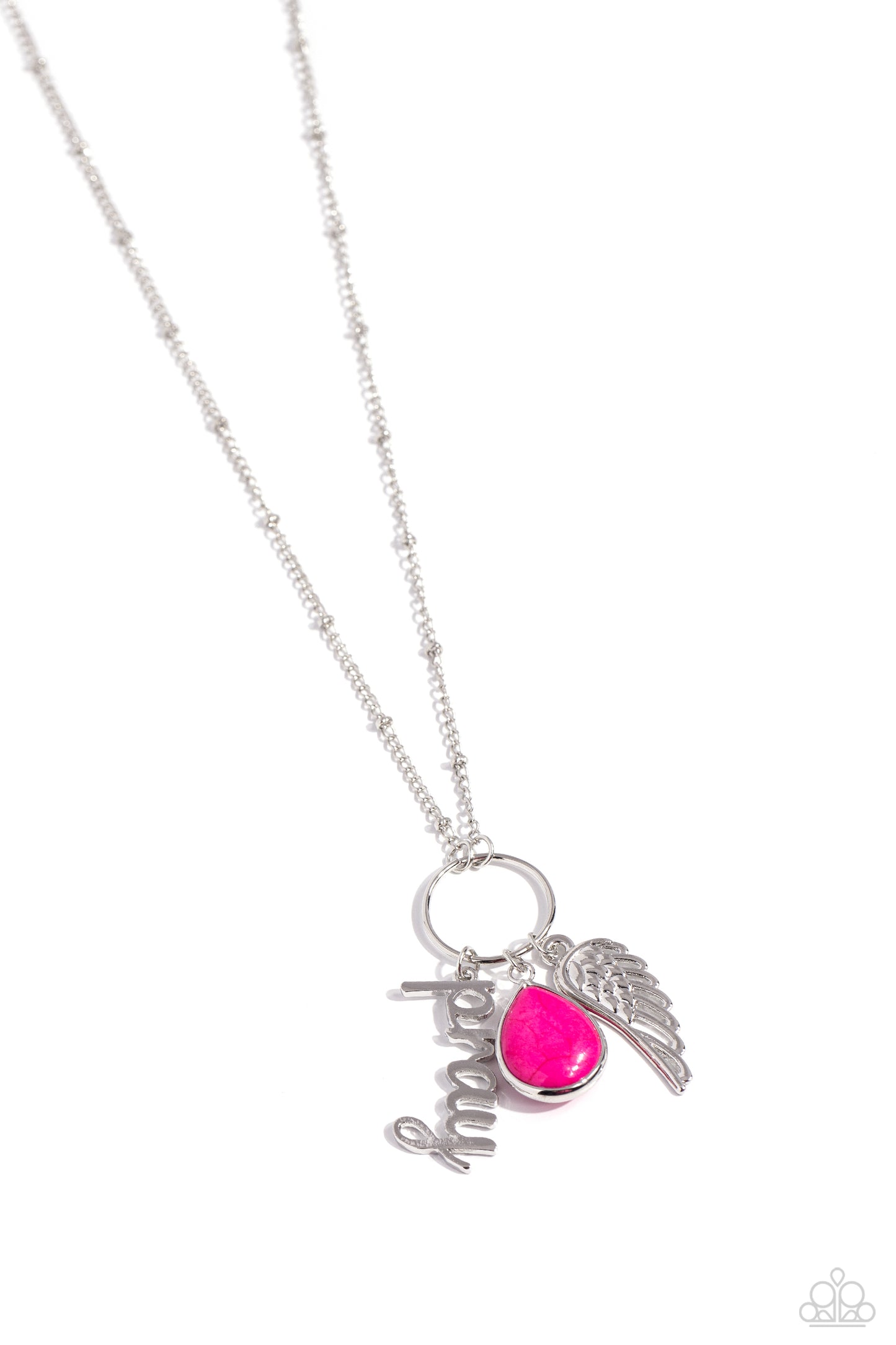 Angelic Artistry - Pink Necklace - Paparazzi Accessories