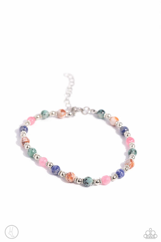 Tranquil Tribute - Multi Clasp Anklet - Paparazzi Accessories