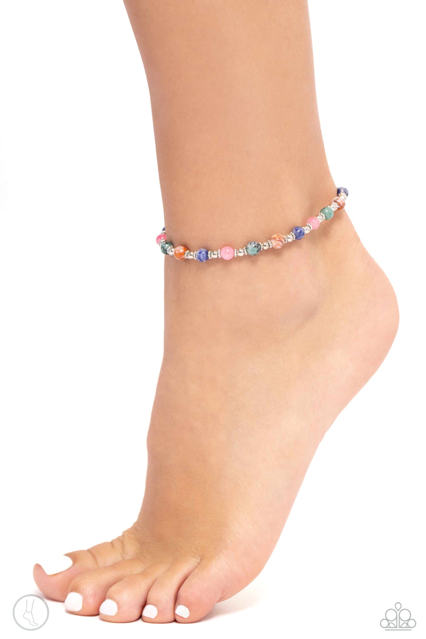 Tranquil Tribute - Multi Clasp Anklet - Paparazzi Accessories