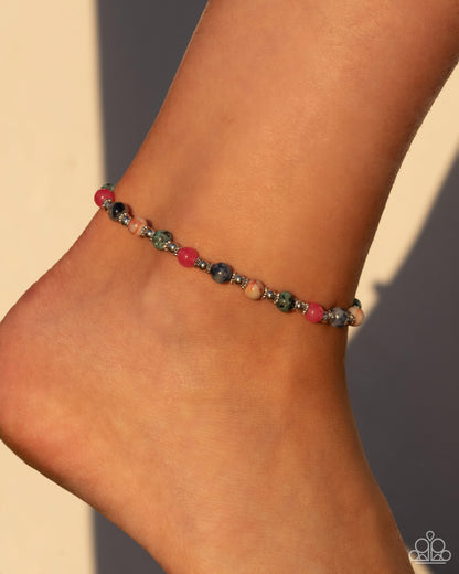 Tranquil Tribute - Multi Clasp Anklet - Paparazzi Accessories