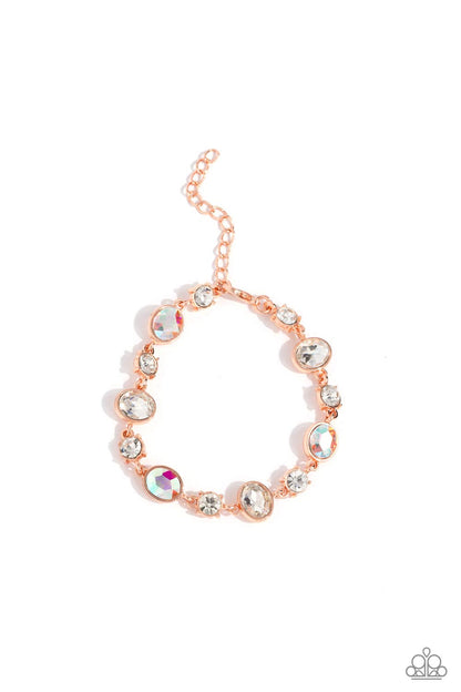 Ethereal Empathy - Copper Clasp Bracelet - Paparazzi Accessories