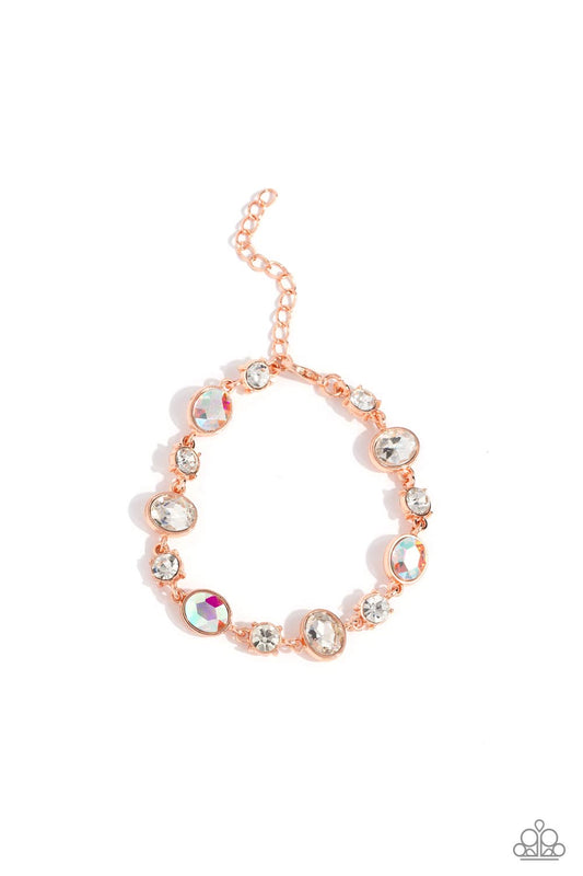 Ethereal Empathy - Copper Clasp Bracelet - Paparazzi Accessories