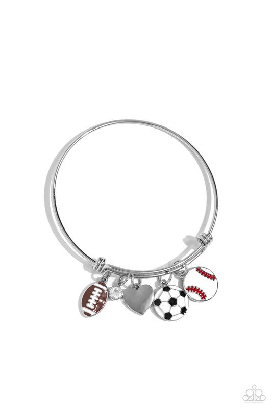 Seize the Sports - Multi Bangle Bracelet - Paparazzi Accessories