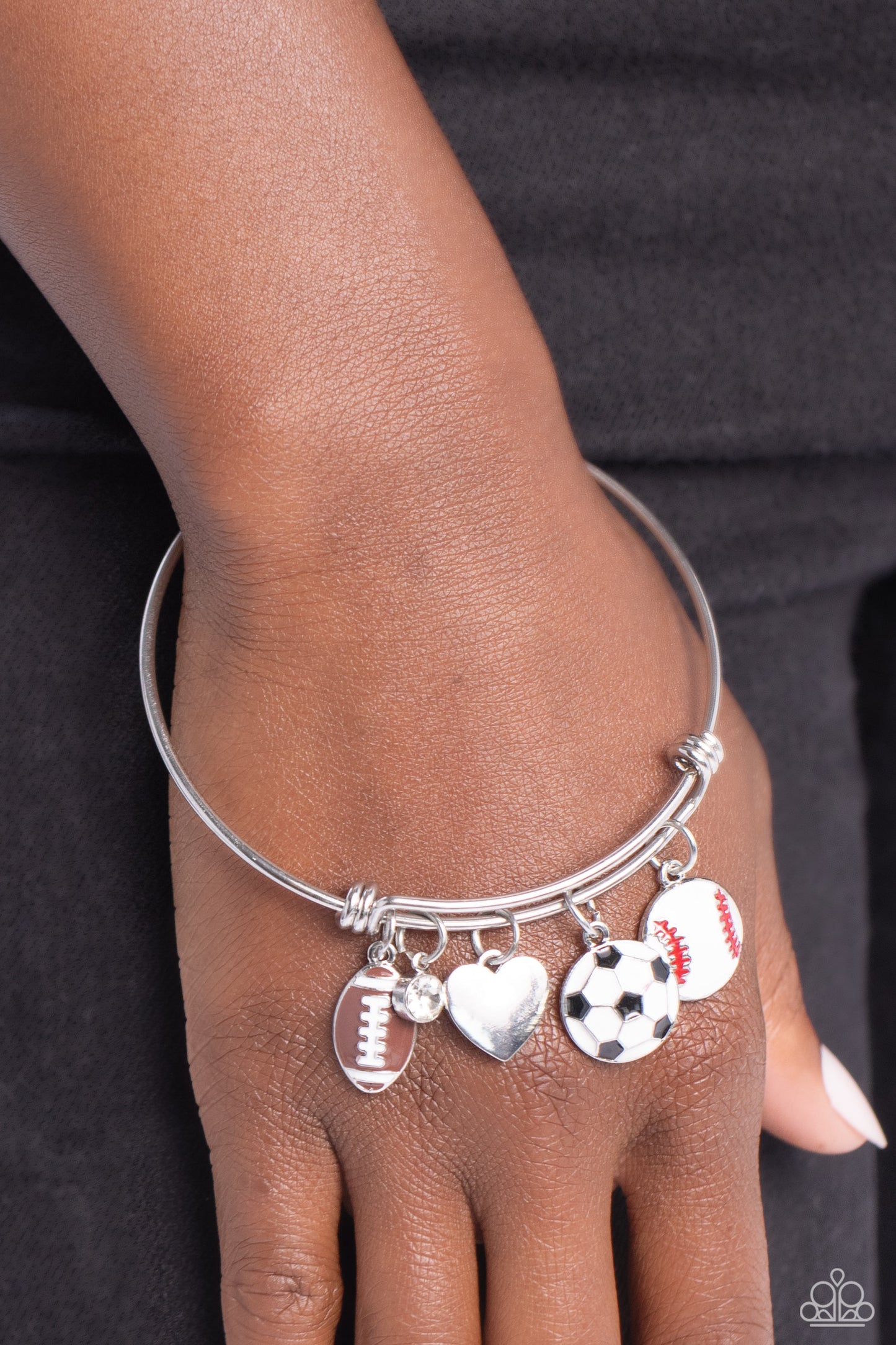 Seize the Sports - Multi Bangle Bracelet - Paparazzi Accessories