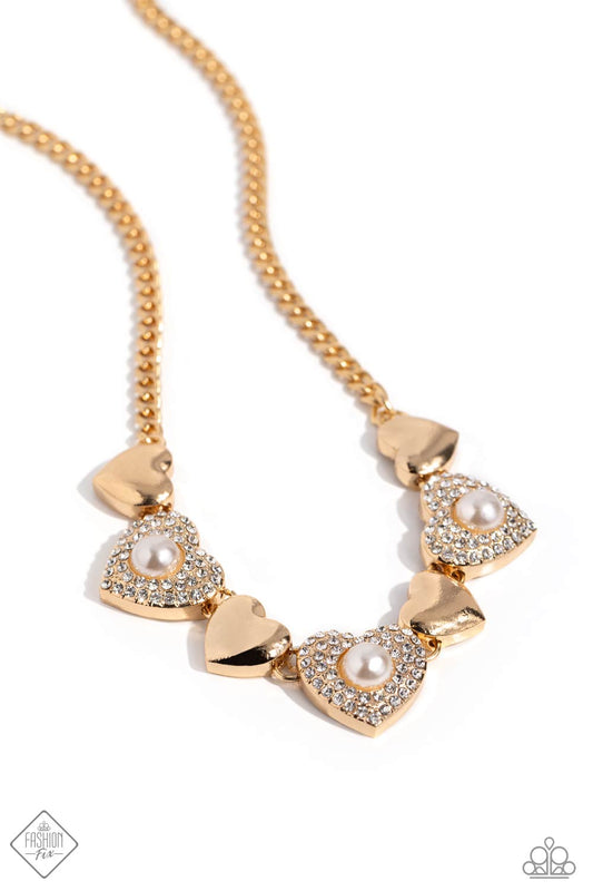 Ardent Antique - Gold Necklace - Paparazzi Accessories