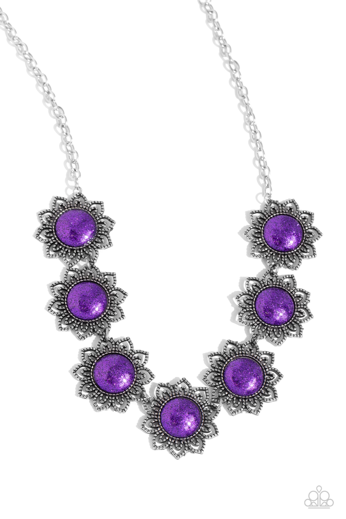 The GLITTER Takes It All - Purple Necklace - Paparazzi Accessories