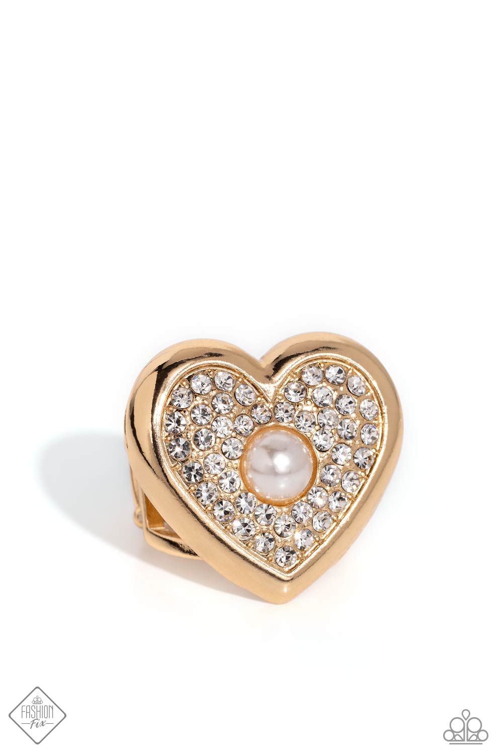 Heartfelt Heritage - Gold Ring - Paparazzi Accessories