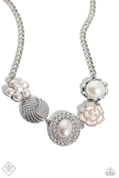 Sophisticated Style - White Pearl Necklace - Paparazzi Accessories