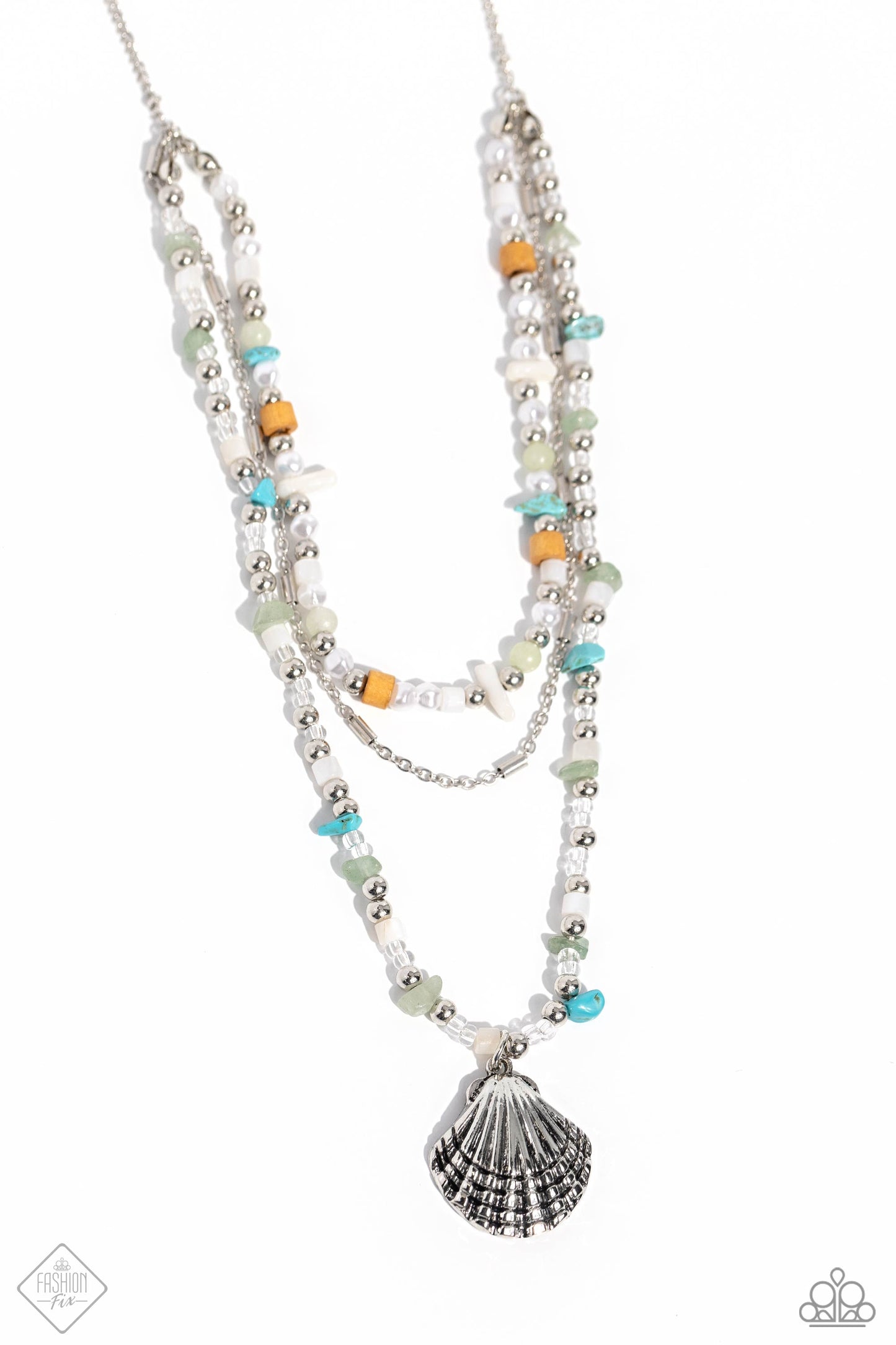 Coastline Couture - Multi Necklace - Paparazzi Accessories