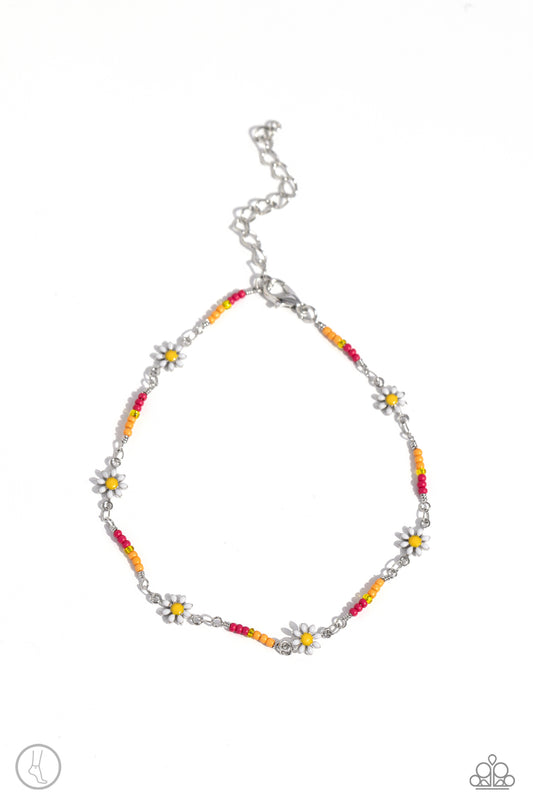 Sweetest Daydream - Pink Clasp Anklet - Paparazzi Accessories