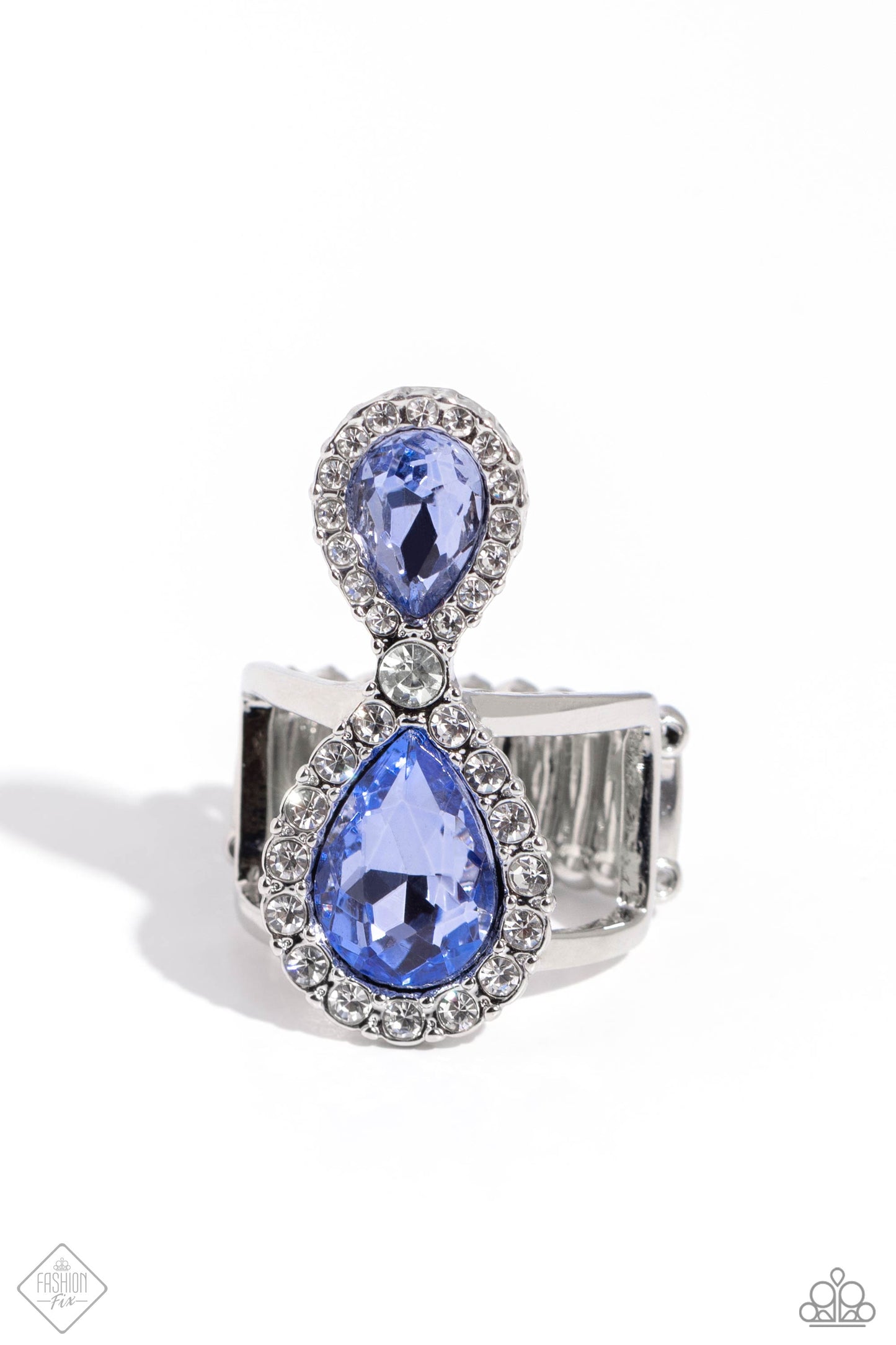 Majestic Manifestation - Blue Ring - Paparazzi Accessories