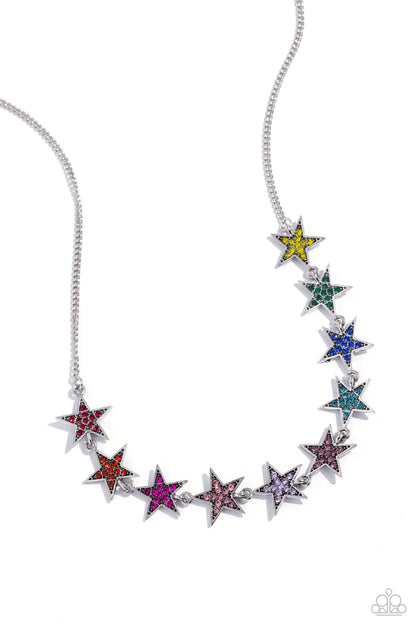 Star Quality Sensation - Multi Necklace - Paparazzi Accessories