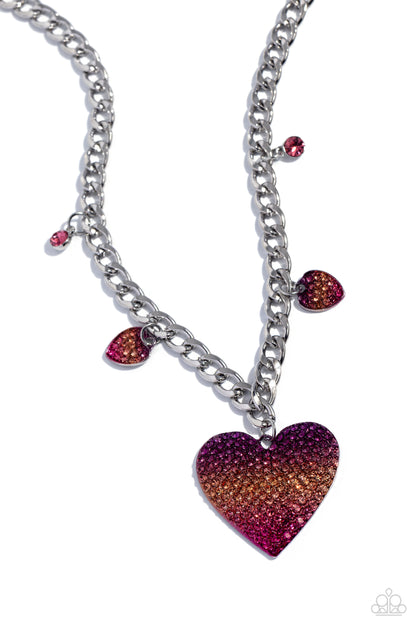 For the Most HEART - Pink Necklace - Paparazzi Accessories