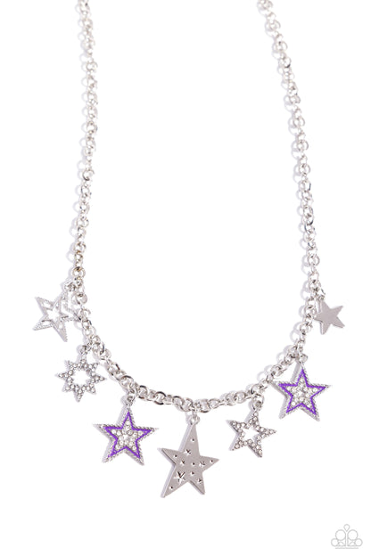 Starstruck Sentiment - Purple Necklace - Paparazzi Accessories