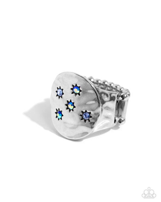 Starry Serenade - Blue Ring - Paparazzi Accessories