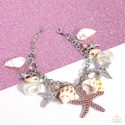 Seashell Song - Multi Clasp Bracelet - Paparazzi Accessories