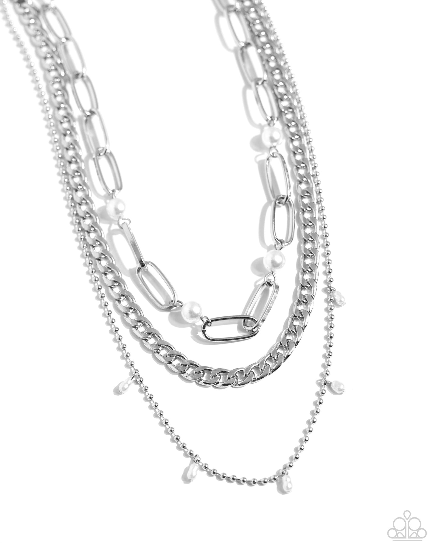 Presidential Passion - White Necklace - Paparazzi Accessories