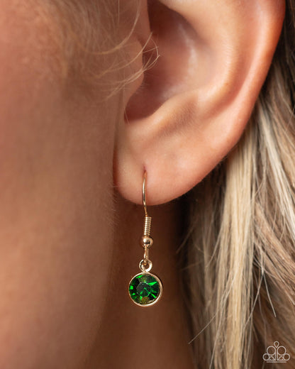 Four Leaf Fashion - Green Shamrock Necklace - Paparazzi Accessories