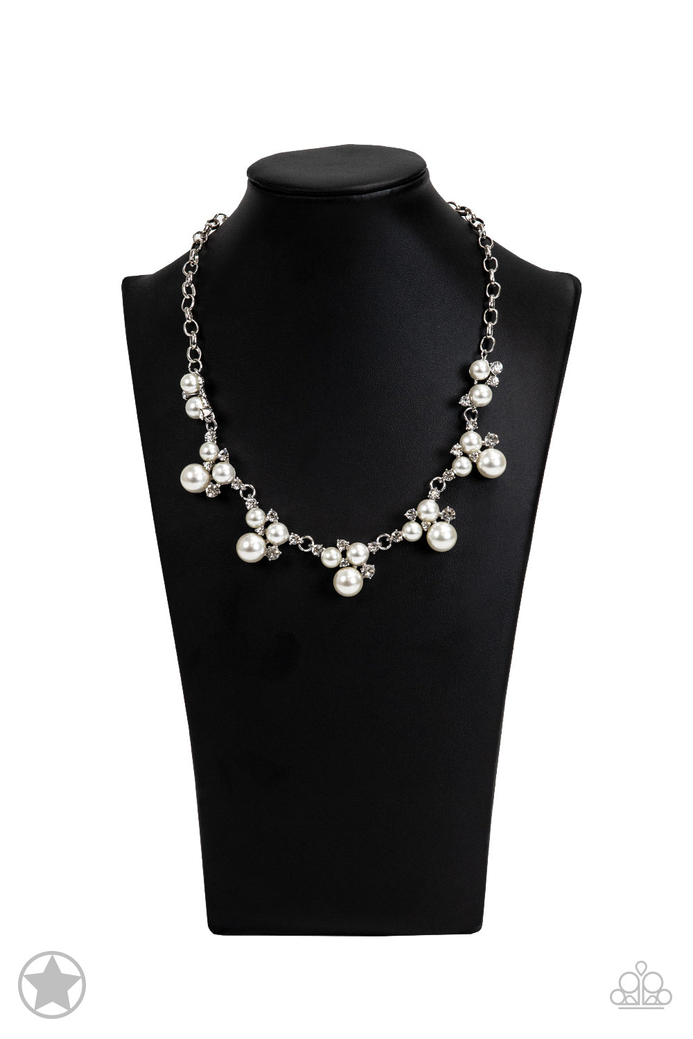 Toast To Perfection - White Pearl "Blockbuster" Necklace - Paparazzi Accessories